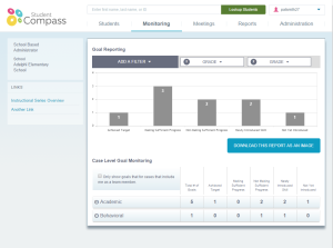 Screenshot of Student Compass