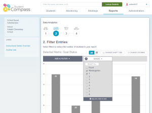 Screenshot of Student Compass